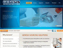 Tablet Screenshot of gensourcing.com